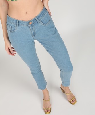 NUMERO UNO Sustainable Denim Slim Women Blue Jeans