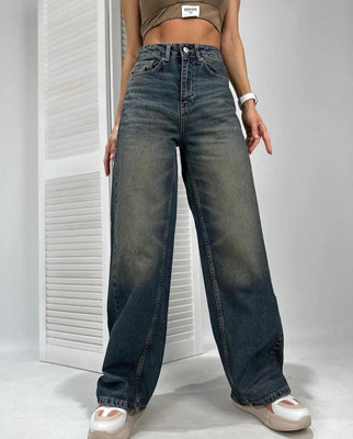 GISMAFASHION Relaxed Fit Women Green Jeans