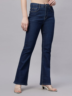 Zuya Boot-Leg Women Blue Jeans
