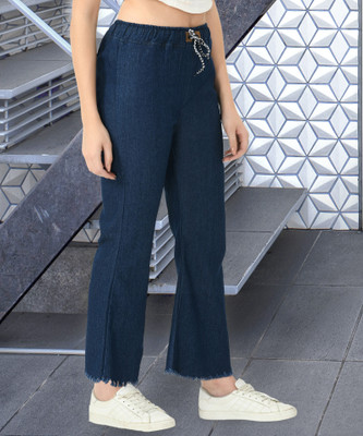 Coutume Collections Boyfriend Women Blue Jeans