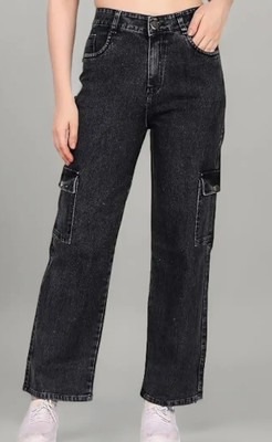 Sunswardrobe Straight Fit Girls Grey Jeans