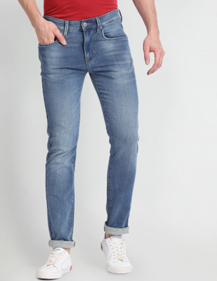 U.S. Polo Assn. Denim Co. Skinny Men Dark Blue Jeans