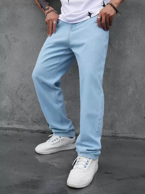 Nalaka Loose Fit Men Light Blue Jeans