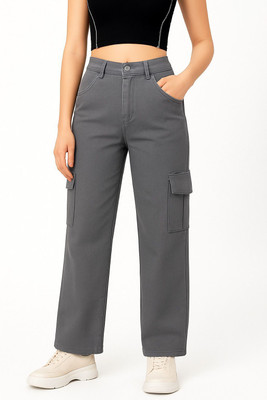 SITIZ Straight Fit Girls Grey Jeans