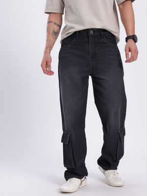 Glitchez Men Black Jeans