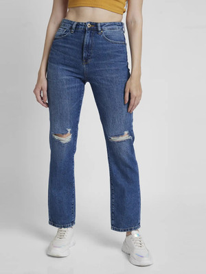 Spykar Women Dark Blue Jeans