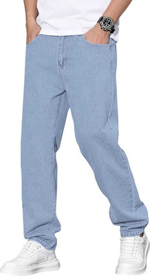 RAREONE Loose Fit Men Light Blue Jeans