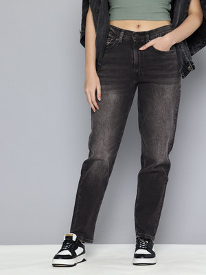 LEVI'S Boyfriend Women Black Jeans