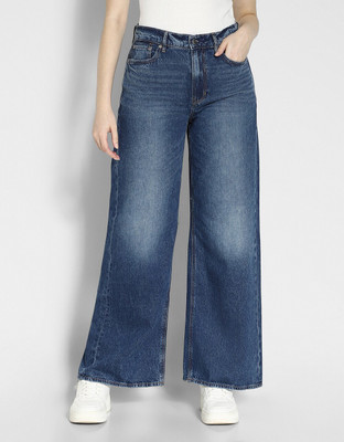 American Eagle Loose Fit Women Blue Jeans