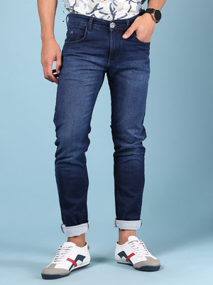 V-MART Slim Men Dark Blue Jeans