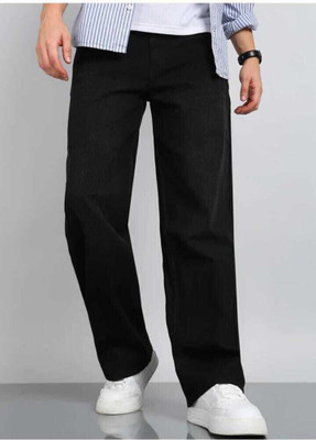 SITIZ Straight Fit Men Black Jeans