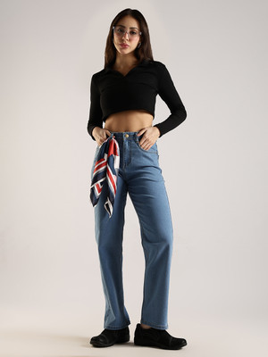 zayla Loose Fit Women Blue Jeans