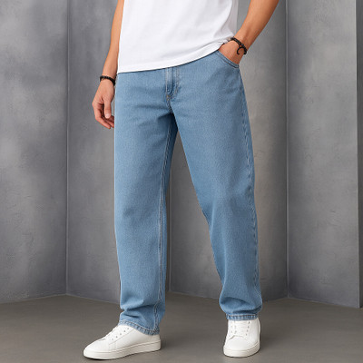 DENIM BOLD Loose Fit Men Light Blue Jeans