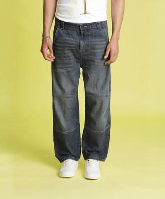 Bene Kleed Loose Fit Men Blue Jeans