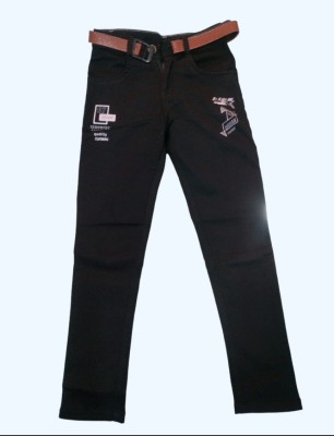 Jai Balaji Garments Regular Boys Black Jeans