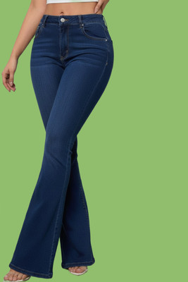 Dollfashion Boot-Leg Women Blue Jeans