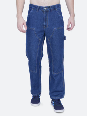 AWACK Regular Men Dark Blue Jeans