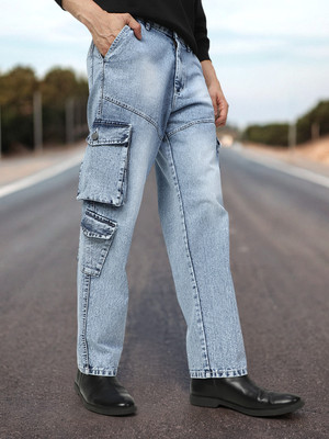 Urbano Fashion Loose Fit Men Light Blue Jeans