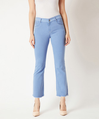 Miss Chase Boot-Leg Women Light Blue Jeans
