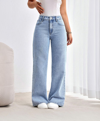 Pompous Loose Fit Women Blue Jeans