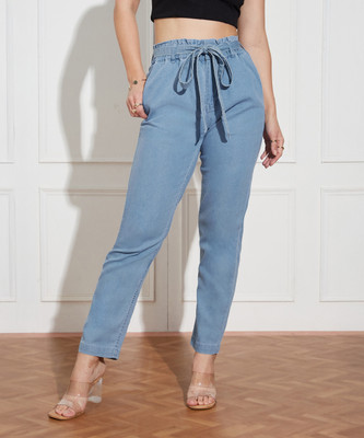 Miss Chase Tapered Fit Women Blue Jeans