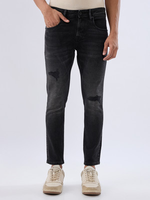 Spykar Slim Men Dark Grey Jeans