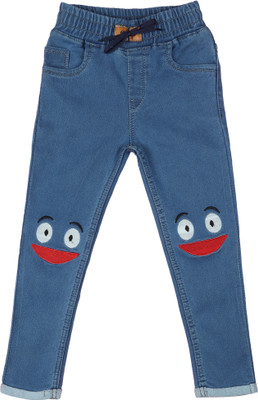 ZitZot Slim Girls Blue Jeans