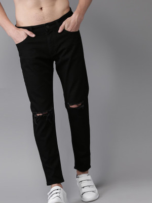 Moda Rapido Slim Men Black Jeans
