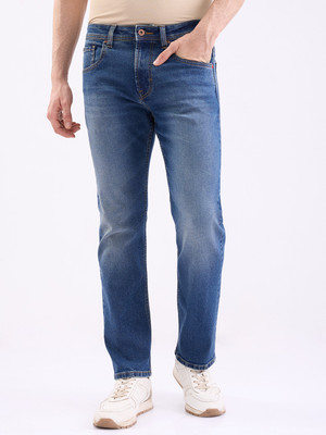 Spykar Relaxed Fit Men Blue Jeans