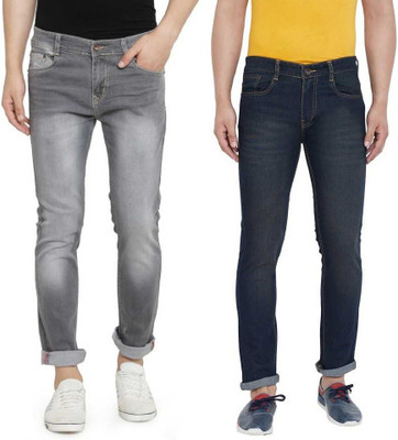 BEN MARTIN Slim Men Multicolor Jeans(Pack of 2)