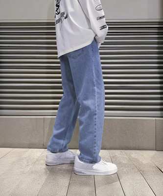 DENIM LOOK Loose Fit Men Blue Jeans