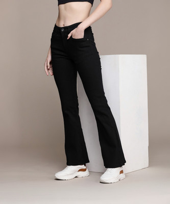 Roadster Flared Women Black Jeans