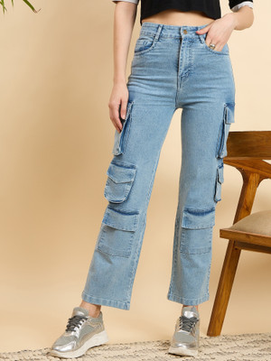 Mast & Harbour Straight Fit Women Light Blue Jeans