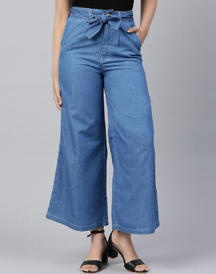 ADBUCKS Flared Women Blue Jeans
