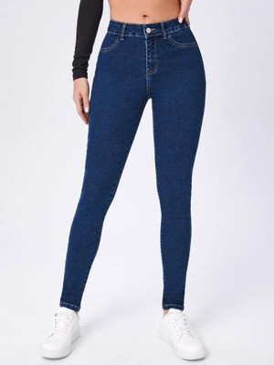 KASHIAN Skinny Women Dark Blue Jeans