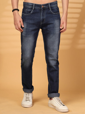 Wstan Slim Men Dark Blue Jeans
