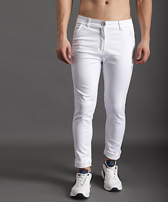 ZAYSH Regular Men White Jeans
