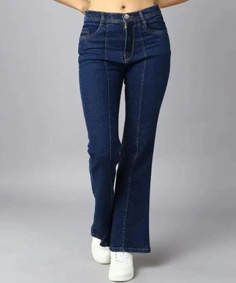 LTA Boot-Leg Women Dark Blue Jeans