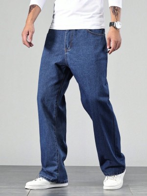 RileyRush Straight Fit Men Dark Blue Jeans