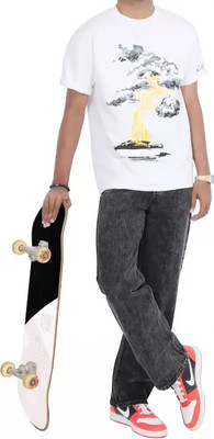 Nalaka Loose Fit Men Grey Jeans