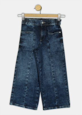 United Colors of Benetton Baby Girls Dark Blue Jeans