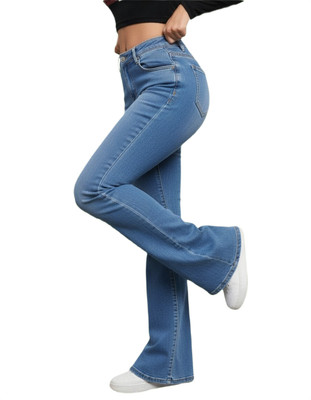 Dollfashion Boot-Leg Women Blue Jeans