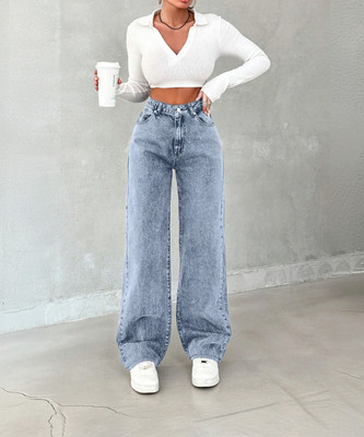 Glossia Straight Fit Women Light Blue Jeans