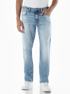 JACK & JONES Regular Men Light Blue Jeans