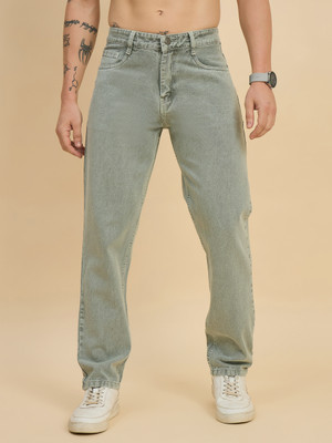 STUDIO NEXX Loose Fit Men Light Green Jeans