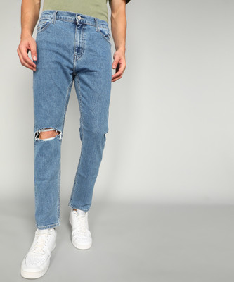 TOMMY HILFIGER Regular Men Blue Jeans