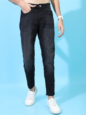 NTROOK Slim Men Black Jeans