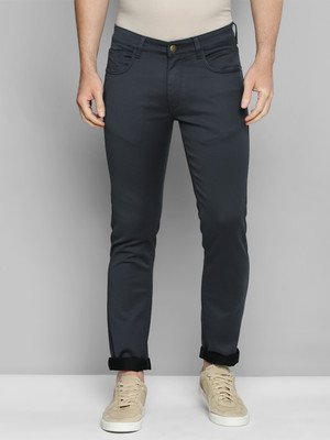 Allen Cooper Regular Men Grey Jeans