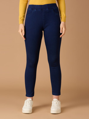 3BUTTERFLIES Skinny Women Black Jeans