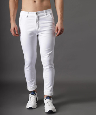 ZAYSH Regular Men White Jeans